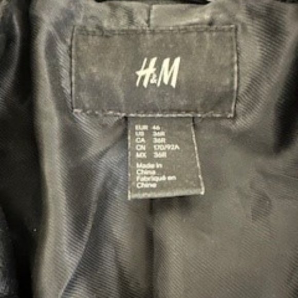 H&M Faux Leather Motorcycle Jacket - Picture 6 of 6